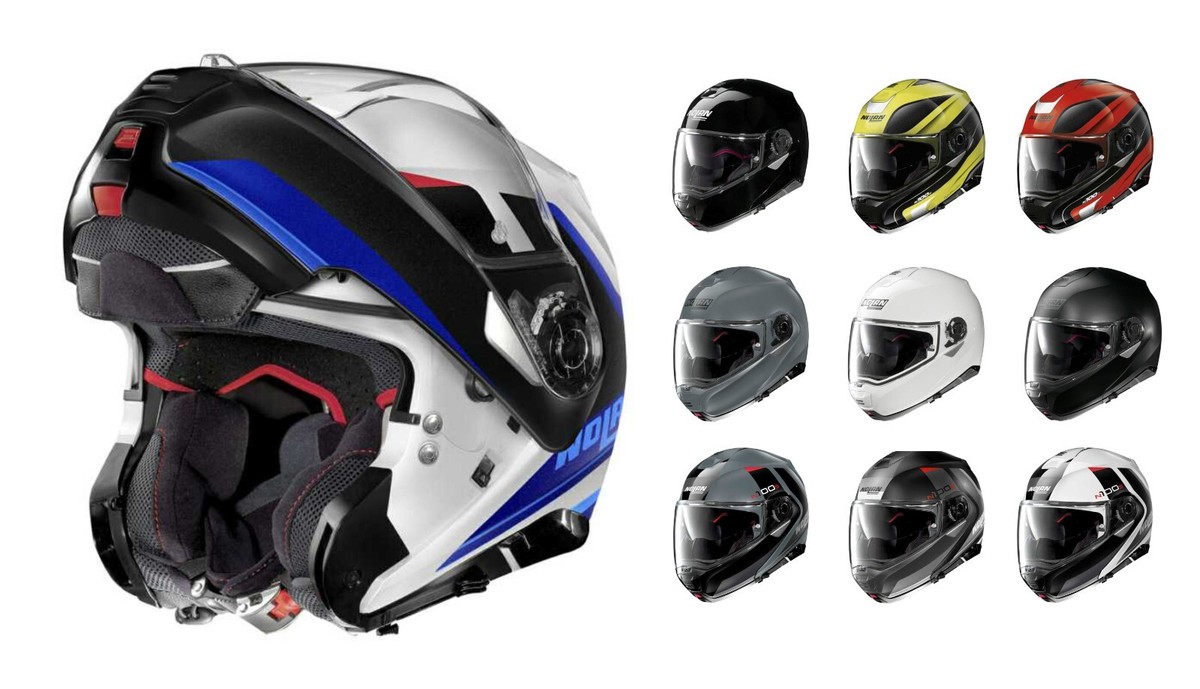 NEW Nolan N100-5 N-COM Flip Front Motorbike 2023 Helmet Drop Down