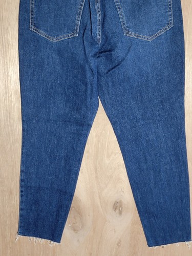 old navy jeans womens size 4 OG straight ankle high rise stretch buttonfly blue - Picture 6 of 9