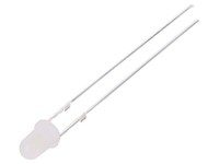 2X OSW4YK3Z72A Led 3 Mm Kaltweiß 1120-1560Mcd 70° Front: GewöLbt Optosupply