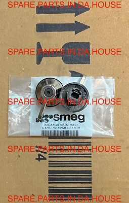 2 x Genuine Smeg Oven Control Knob SC381X-8 SC381X-8C SC381XGT SC381XPZ