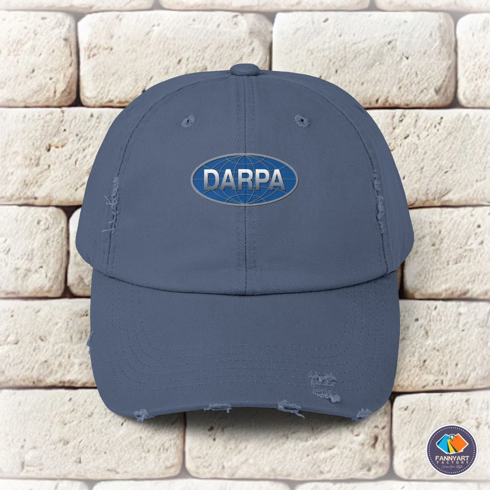 DARPA Emblem Unisex Distressed Cap