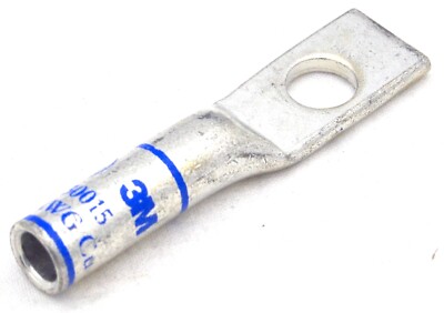 3M One Hole Lug 30015 2STR CU 6 AWG 1/4'' New