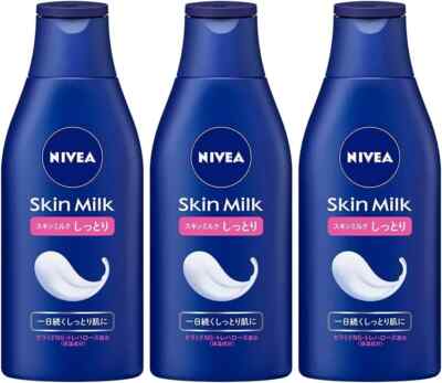 Nivea Moisturizing Nivea Skin Milk Moist Made In Japan 200g SET 3 PACKS