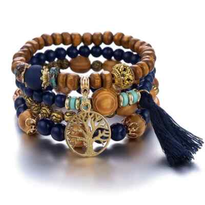 Set Damenarmband Frauenarmband Perlen Armband Armreif Modeschmuck Geschenk