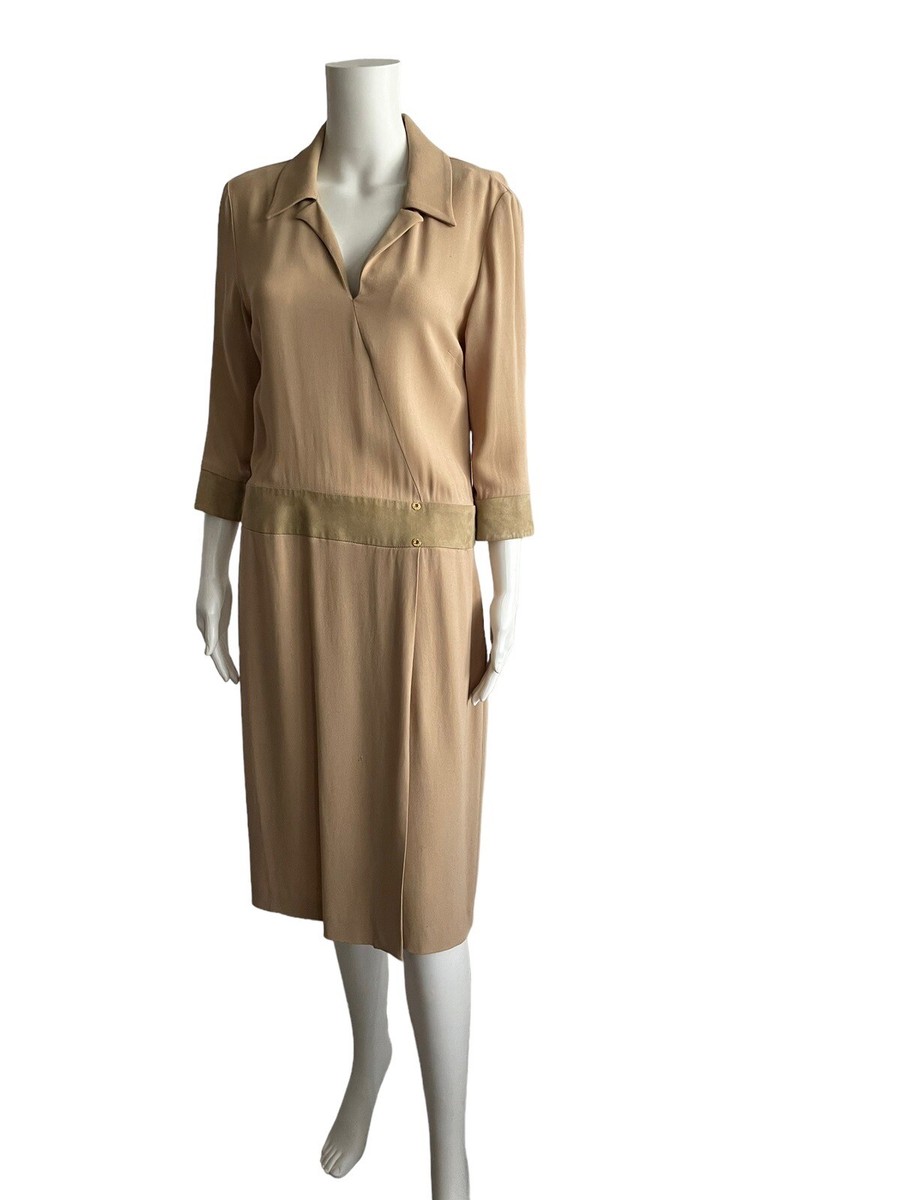 karen millen beige dress Nude Midi Formal Elegant Viscose and Elastane UK 12- M The practical pocket detailing col-dress-up-sale Dusty Blue Ball Gown Color:Ink-Blue