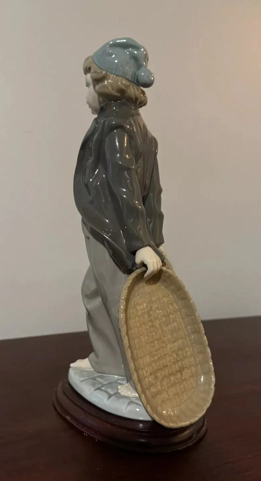 Lladro 5055 ~ Shipboy con Cestas ~ Excelente Estado Foto 3 de 4