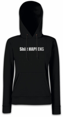 SHIFT HAPPENS Damen Hoodie Kapuzenpullover Fun Nerd Informatiker Gamer Gaming