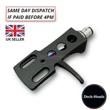 Black Headshell With Wires for Technics Numark Pioneer Audio Technica All Decks