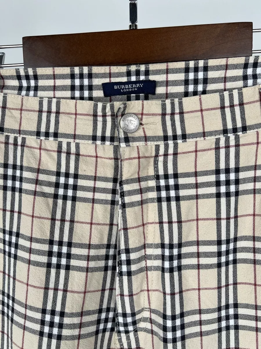 Vintage Burberry London Nova Check Pants Plaid