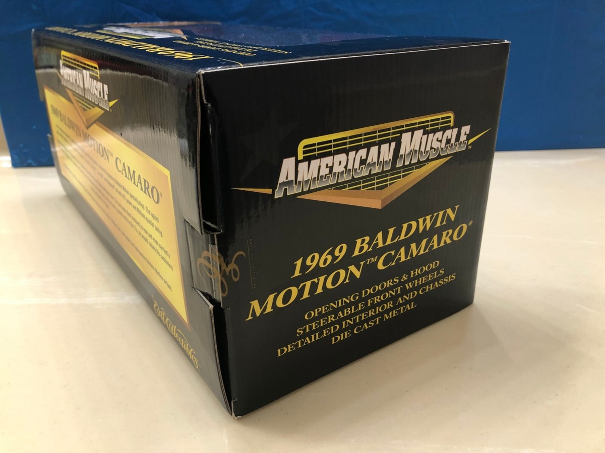 1969 CAMARO BALDWIN MOTION HUGGER ORANGE 1:18 Ertl American Muscle