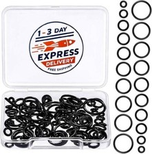 100 juntas t ricas negras de silicona de repuesto para calibres de perforaci n.