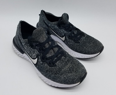 Nike Epic React Flyknit 2 (GS) Youth's Size 5Y Black *See desc