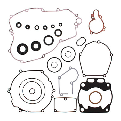 New Vertex Engine Complete Gasket Set With Oil Seals For Kawasaki 