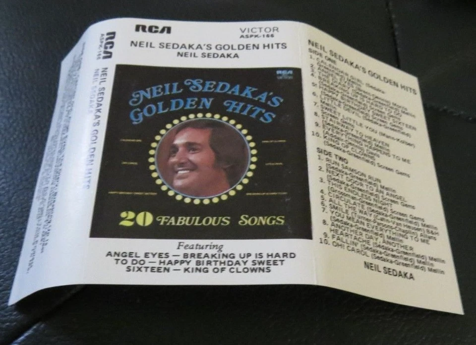Neil Sedaka Golden Hits Cassette - Image 4 of 4