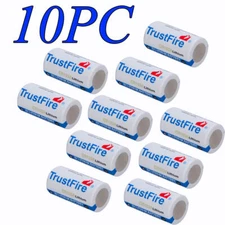 10pcs CR123A TrustFire 1400mAh 3V Lithium Battery Non-Rechargeable Batteries