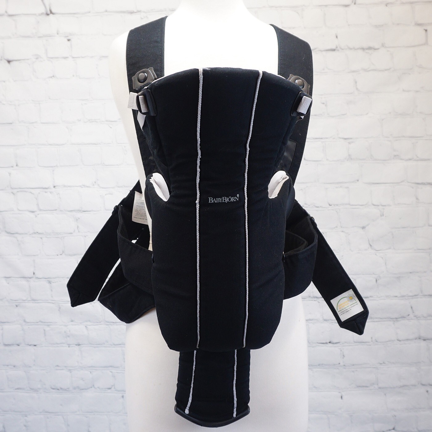 BabyBjorn Baby Carrier Black Ergonomic Back Support-image