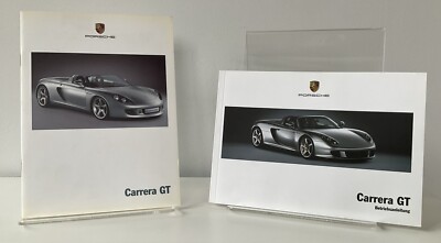 Porsche Carrera GT Betriebsanleitung (Betriebsanleitung) & Verkaufsprospekt - selten