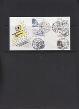 UN Trio Cover "Stamp International Hobby" Low Mintage, High Kw. 