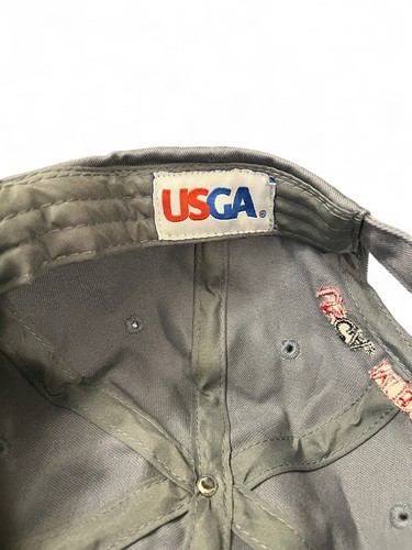 2010 US Open Hat Cap Pebble Beach Steel Gray USGA Member Strap Back One Size - Picture 3 of 3