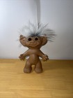 Vintage Troll Doll By Uneeda Doll Company Troll Black&white Hair 8” Tall