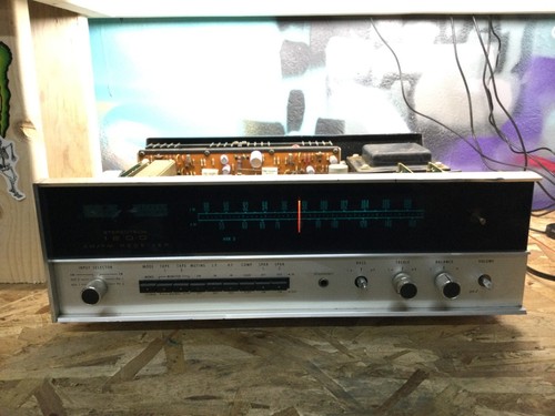 Macintosh Stereotech 1200 Receiver - Vintage, Power Tested Missing top cover RS