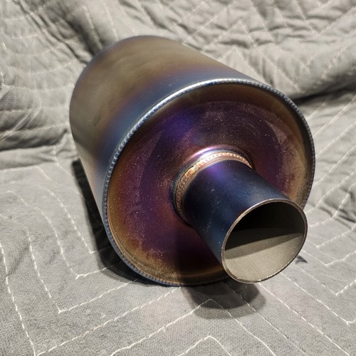 J’s Racing Universal Street Mini Muffler Exhaust SLANT Tip (HKS GREDDY APEXI) - Picture 4 of 4