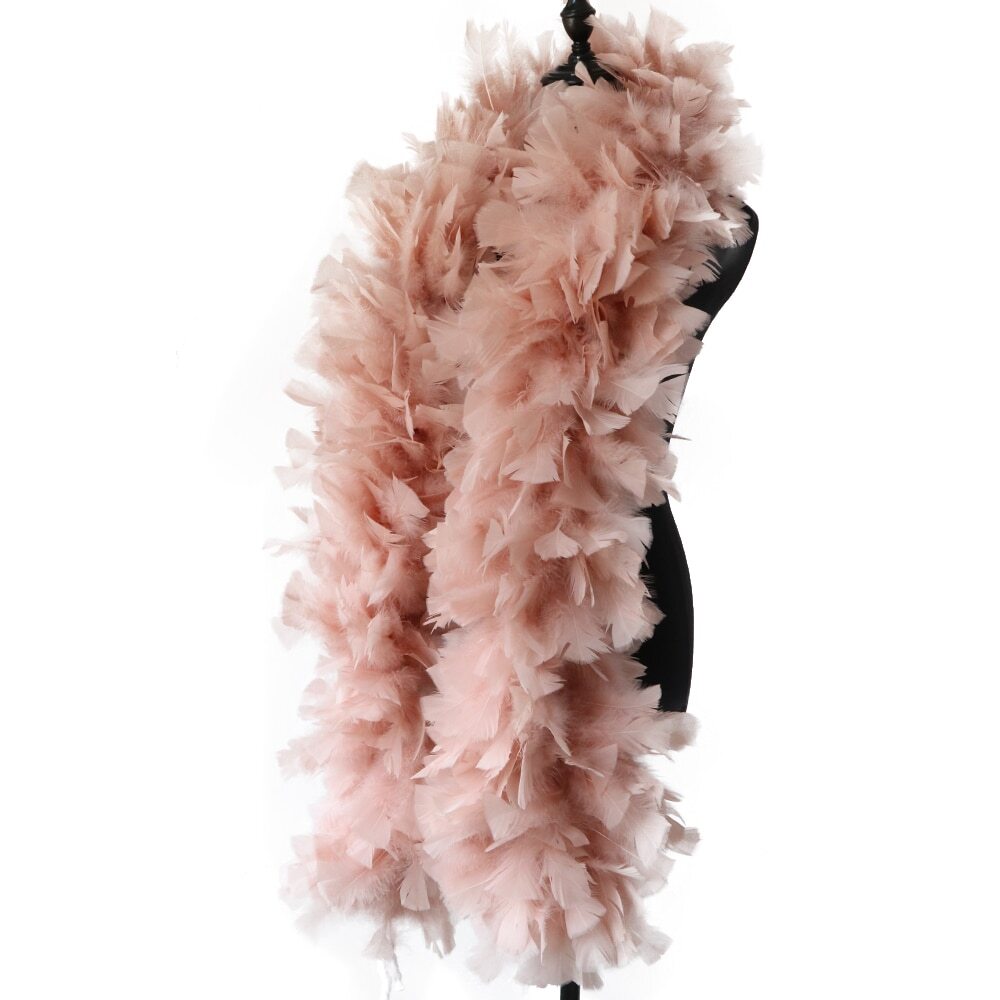 2 Meters Turkey Feather Boa Big Fluffy Feathers Scarf Cosplay Costume Plume  Boas | eBay