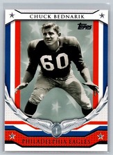 2008 Topps #HR-CB Chuck Bednarik NFL Honor Roll EAGLES (B)