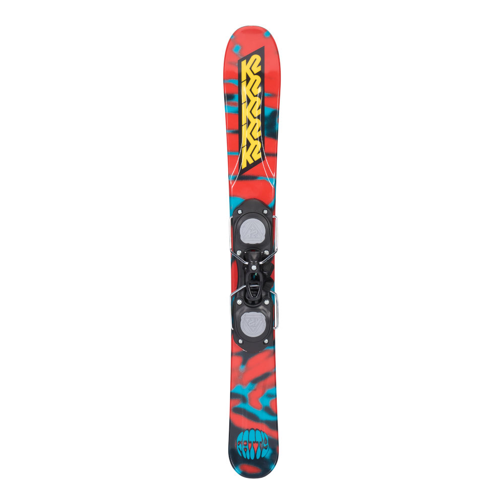 K2 fatty ショートスキー K2 Fatty 88 cm Skiboards Skiblades with ski boot bindings
