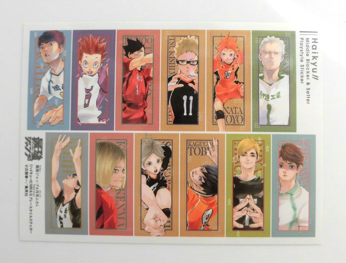 Haikyuu Spike Stickers for Sale