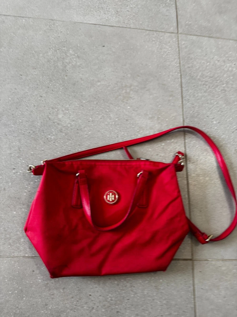Sac Baril Large Pour Femme Rouge - Style Décontracté - Occasion Très Bon état
