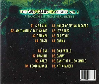 Wu-Tang Classics Vol.1-Shaolin Instrumentals [CD]