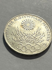 1972-D Germany 10 Mark/Munich Olympics/Silver/Unc #17516-2