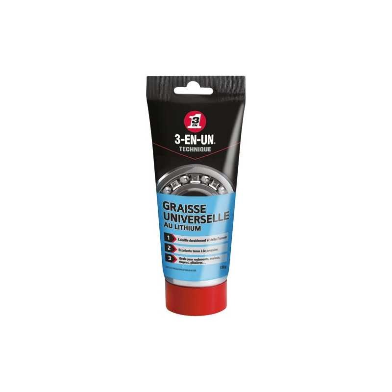 Graisse universelle au lithium 150g contre friction et rouille mécanique TBE150G