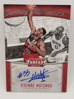 2015-16 Panini Threads Century Signatures Dikembe Mutombo Autograph #/199 Auto