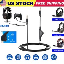 2M Replacement Audio Cable Cord Volume Control for Astro Gaming Headset A10 A40