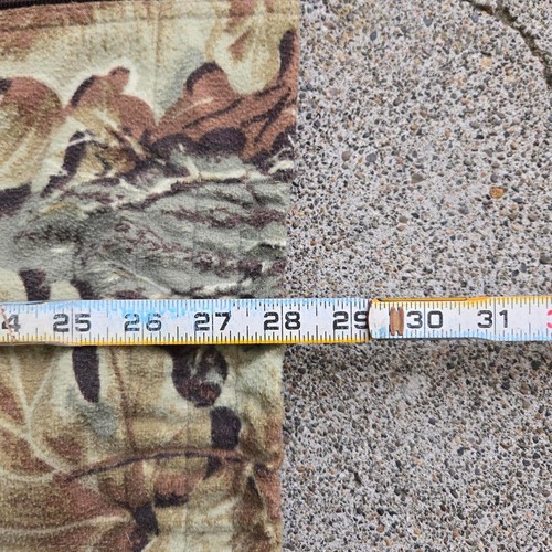 Vtg 90s CABELA'S Mossy Oak Leaf Camo All Over Print Hunting Bomber Jacket XXL - Picture 6 of 6