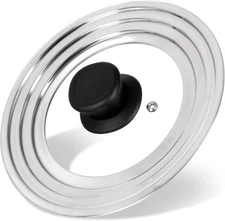 Universal Lid for Pots and Pans Skillets, Stainless Steel Pan S-6-7-8 Inch 