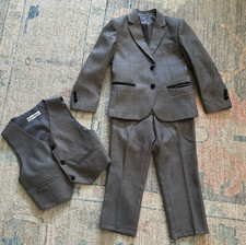 English Laundry Boys Suit 3 Piece Suit Jacket Vest Pant Holiday Wedding SZ 5