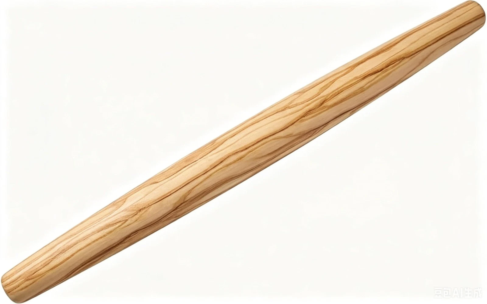 Olive Wood French Rolling Pin, 15 Inch Wooden Rolling Pin for Baking