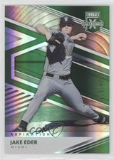 2020 Panini Elite Extra Edition Aspirations Green 12/499 Jake Eder #111 8c4