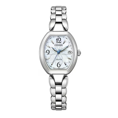 CITIZEN EXCEED ES9480-56W Eco-Drive Radio Titania Happy Flight Ladies