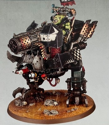 Warhammer 40,000 Armageddon Orks Big Mek Dakkarig 40k