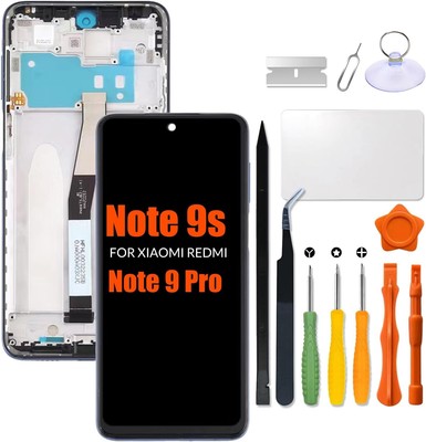 Replacement for Redmi Note 9 pro Note 9s LCD Screen with Frame for Redmi note9