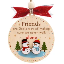 Friends Christmas Ornament 2025 – Wooden Friendship Ornament for Women, Best ...