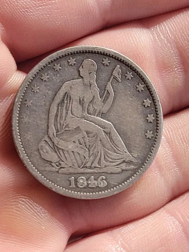 1846-O Medium Date Seated Liberty Half Dollar