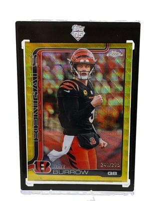 Topps Chrome Joe Burrow Cincinnati Bengals #61 2024 Serial Numbered /275