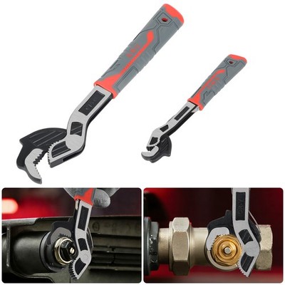 6'' 10'' Multi-function Magic Wrench Self-Adjusting Spanner Power Grip Pipe Wrench