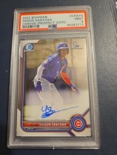 2022 Bowman - Chrome Prospect Autographs Yeison Santana #CPA-YS (AU, RC)