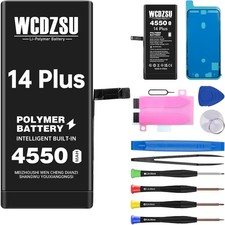 Replacement Battery for iPhone 14 Plus 4550mAh High Capacity New 0 Cycle No Pop